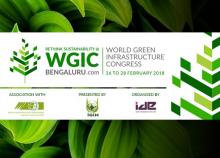 world green infrastructure congress 2018 in India 20% DISCOUNTS TO THE WGIC2018 in Bengaluru INDIA